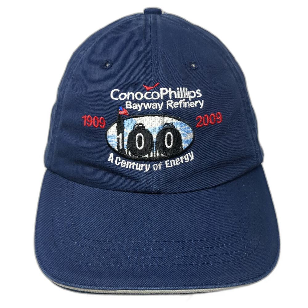 Bayside Baseball Cap Blue One Size ConocoPhillips Bayway Refinery Hat USA Made